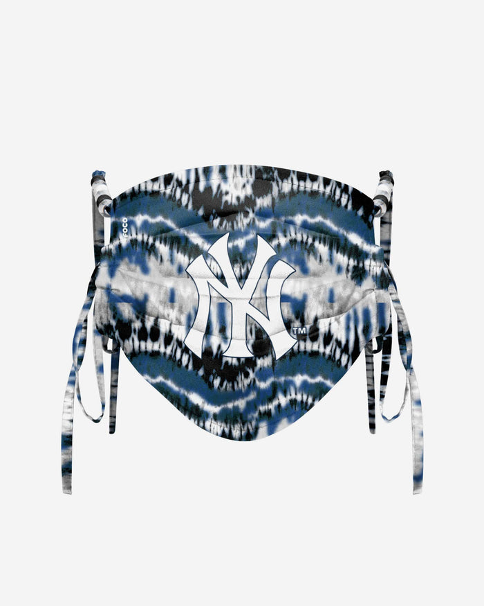 New York Yankees Tie-Dye Beaded Tie-Back Face Cover FOCO - FOCO.com