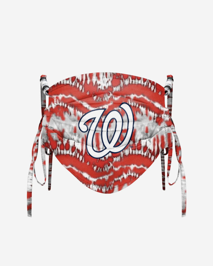 Washington Nationals Tie-Dye Beaded Tie-Back Face Cover FOCO - FOCO.com