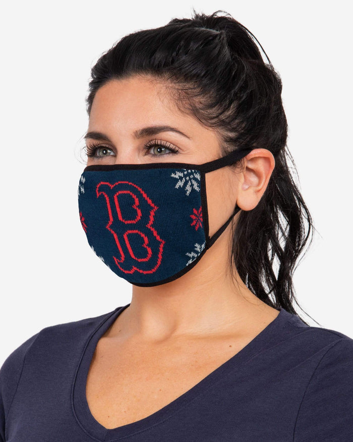 Boston Red Sox Womens Knit 2 Pack Face Cover FOCO - FOCO.com