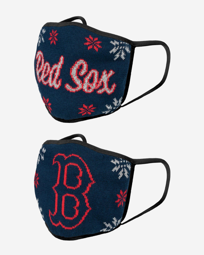 Boston Red Sox Womens Knit 2 Pack Face Cover FOCO - FOCO.com