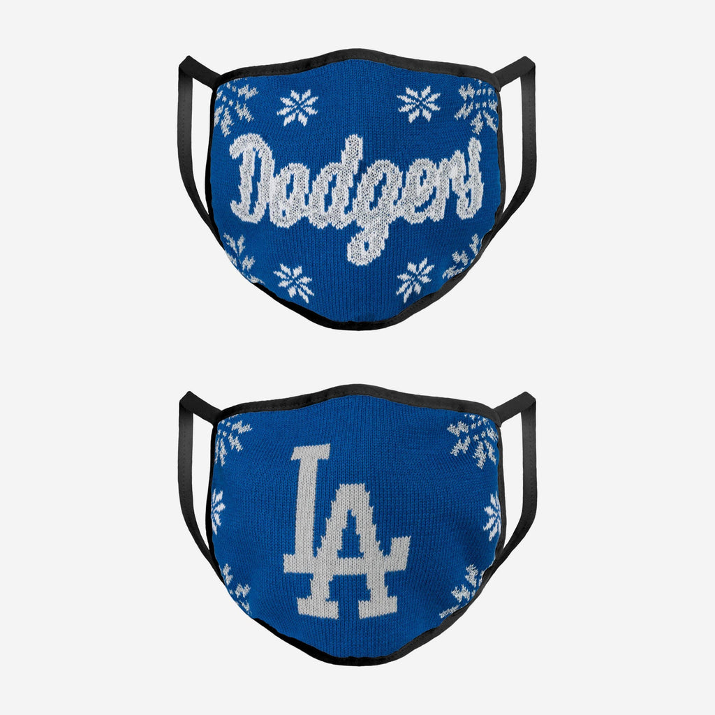 Los Angeles Dodgers Womens Knit 2 Pack Face Cover FOCO - FOCO.com