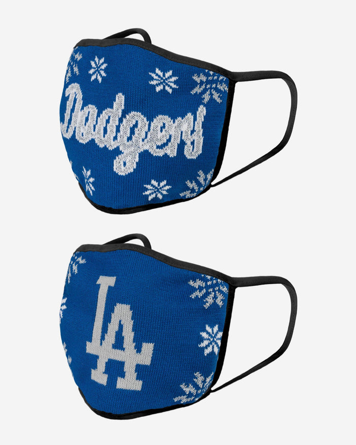 Los Angeles Dodgers Womens Knit 2 Pack Face Cover FOCO - FOCO.com