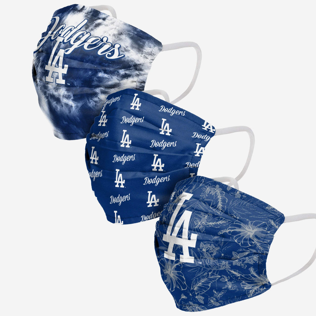 Los Angeles Dodgers Womens Matchday 3 Pack Face Cover FOCO - FOCO.com