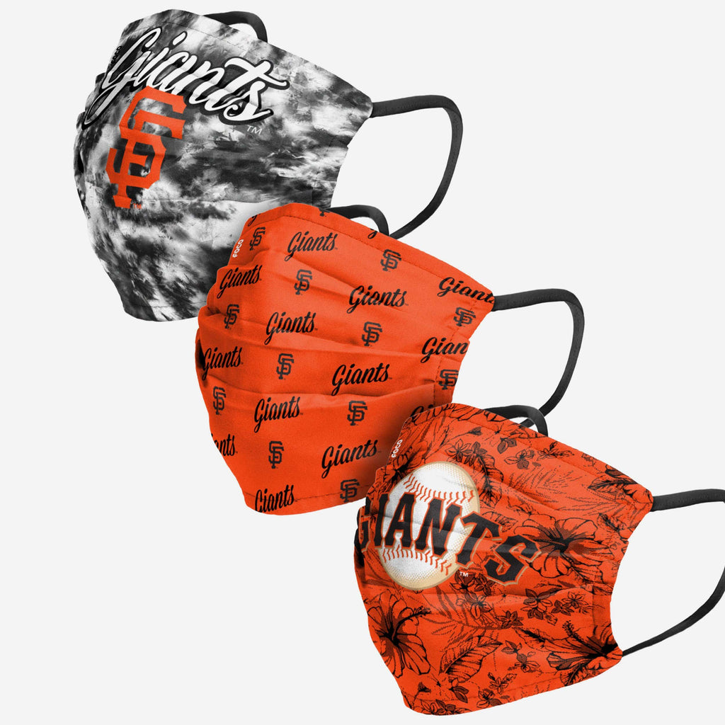 San Francisco Giants Womens Matchday 3 Pack Face Cover FOCO - FOCO.com