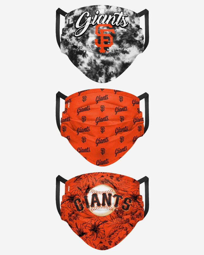 San Francisco Giants Womens Matchday 3 Pack Face Cover FOCO - FOCO.com