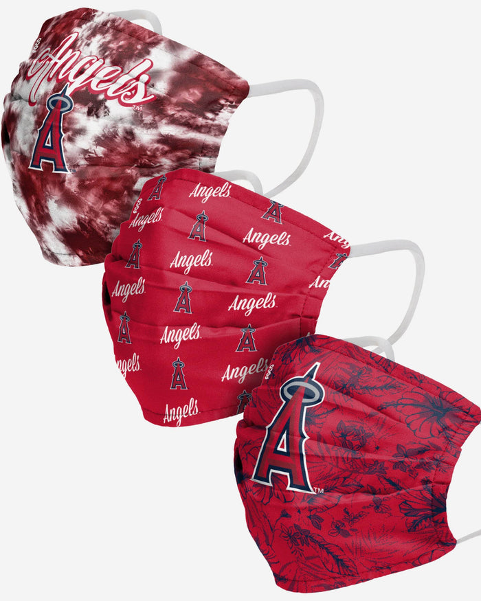 Los Angeles Angels Womens Matchday 3 Pack Face Cover FOCO - FOCO.com