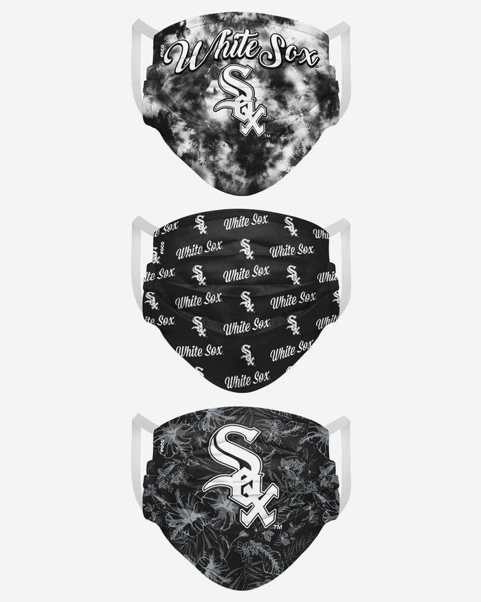 Chicago White Sox Womens Matchday 3 Pack Face Cover FOCO - FOCO.com