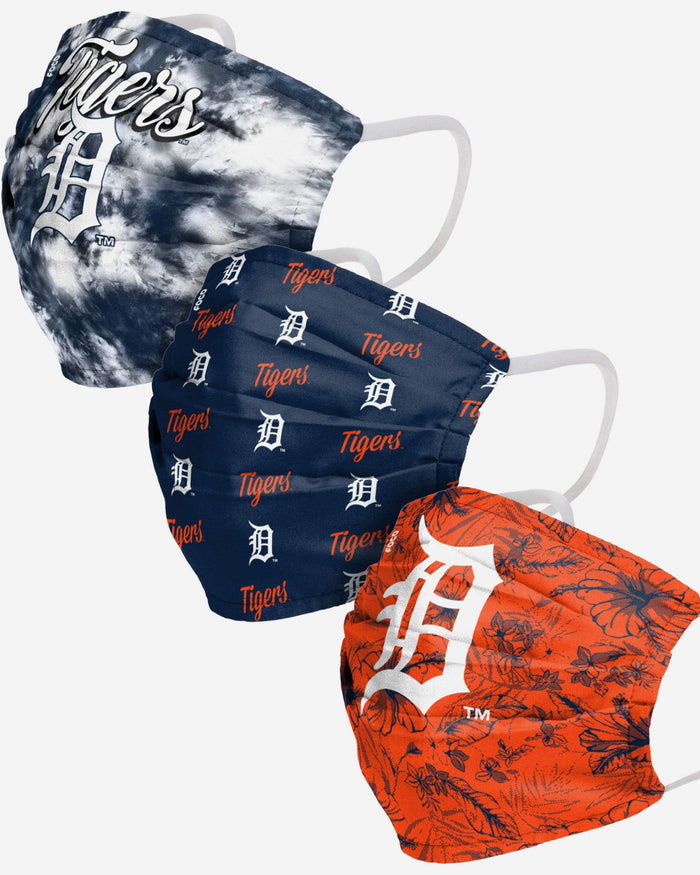 Detroit Tigers Womens Matchday 3 Pack Face Cover FOCO - FOCO.com