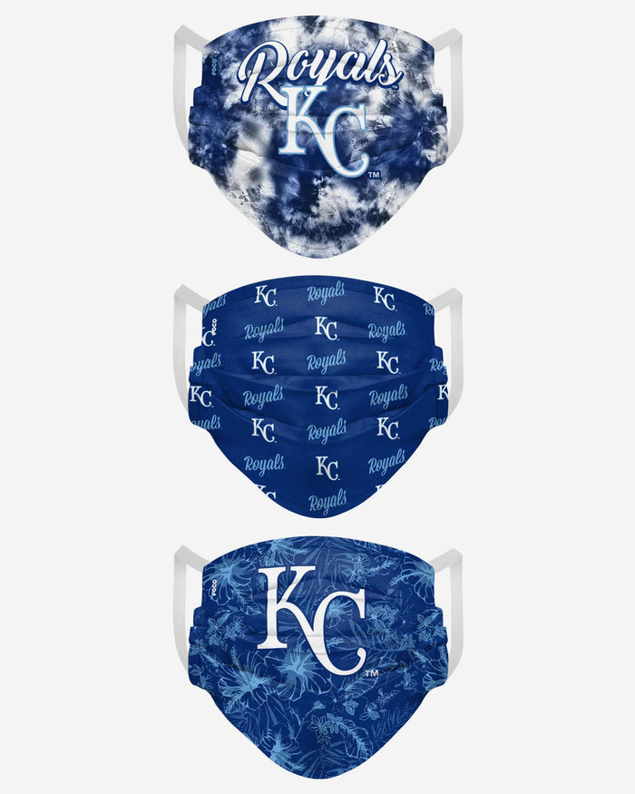 Kansas City Royals Womens Matchday 3 Pack Face Cover FOCO - FOCO.com