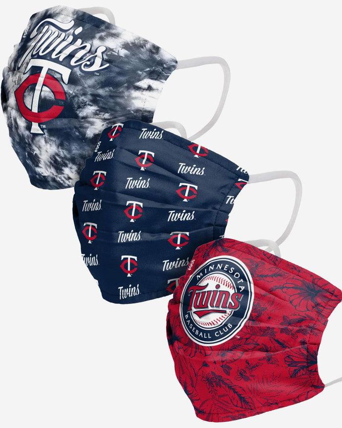 Minnesota Twins Womens Matchday 3 Pack Face Cover FOCO - FOCO.com