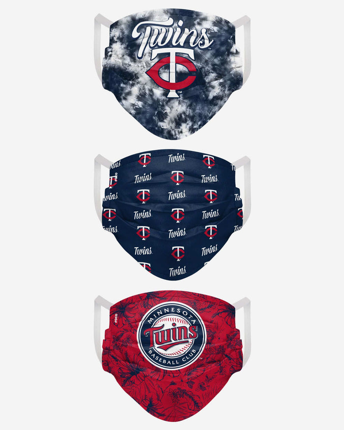 Minnesota Twins Womens Matchday 3 Pack Face Cover FOCO - FOCO.com