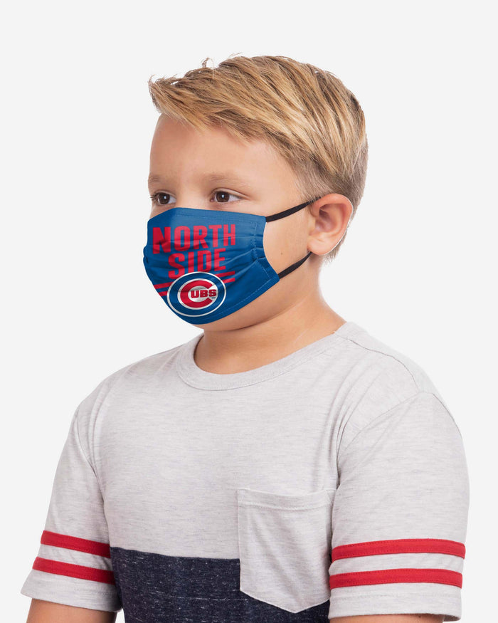 Chicago Cubs Youth Rising Stars Adjustable 5 Pack Face Cover FOCO - FOCO.com