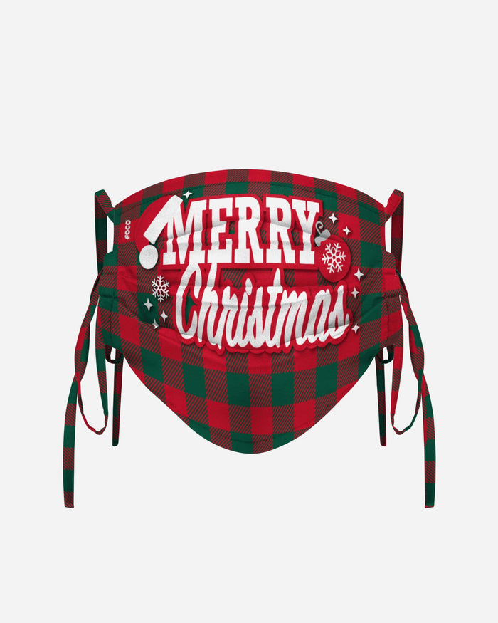 Merry Christmas Tie-Back Face Cover FOCO - FOCO.com