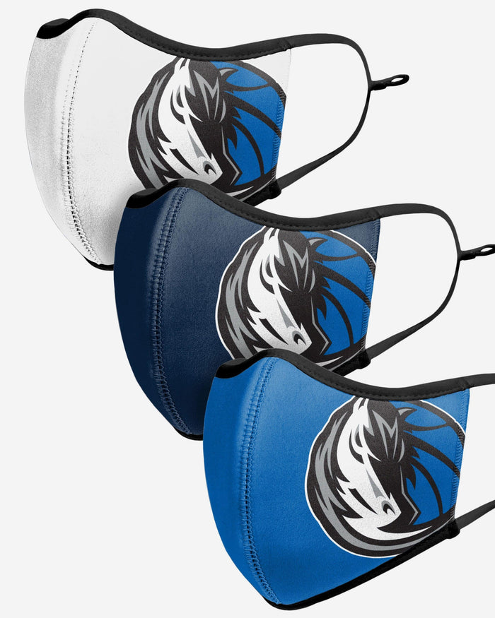 Dallas Mavericks Sport 3 Pack Face Cover FOCO - FOCO.com