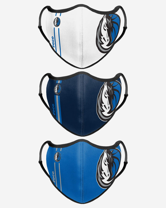 Dallas Mavericks Sport 3 Pack Face Cover FOCO - FOCO.com