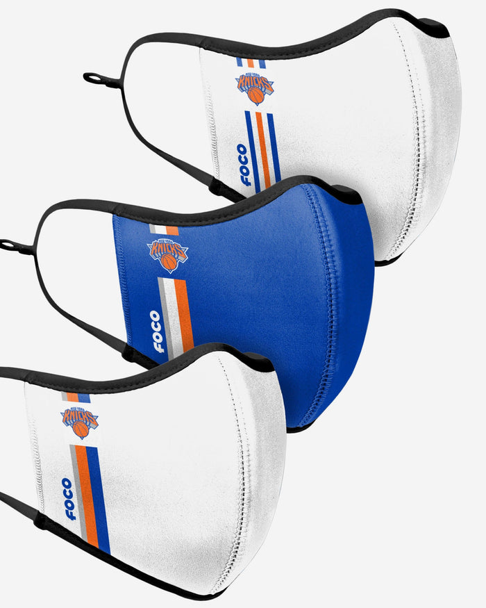 New York Knicks Sport 3 Pack Face Cover FOCO - FOCO.com