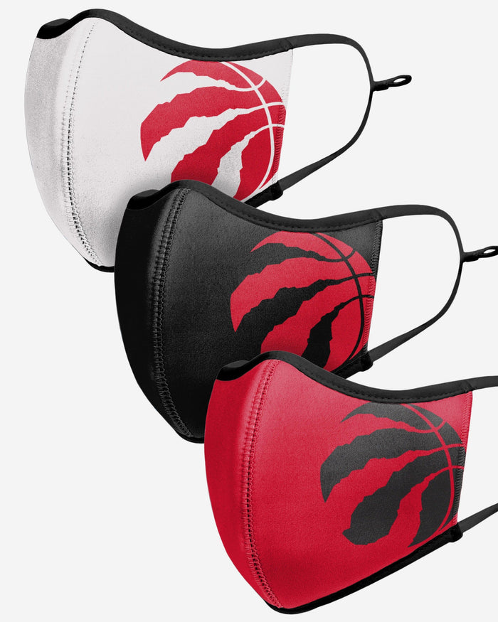 Toronto Raptors Sport 3 Pack Face Cover FOCO - FOCO.com