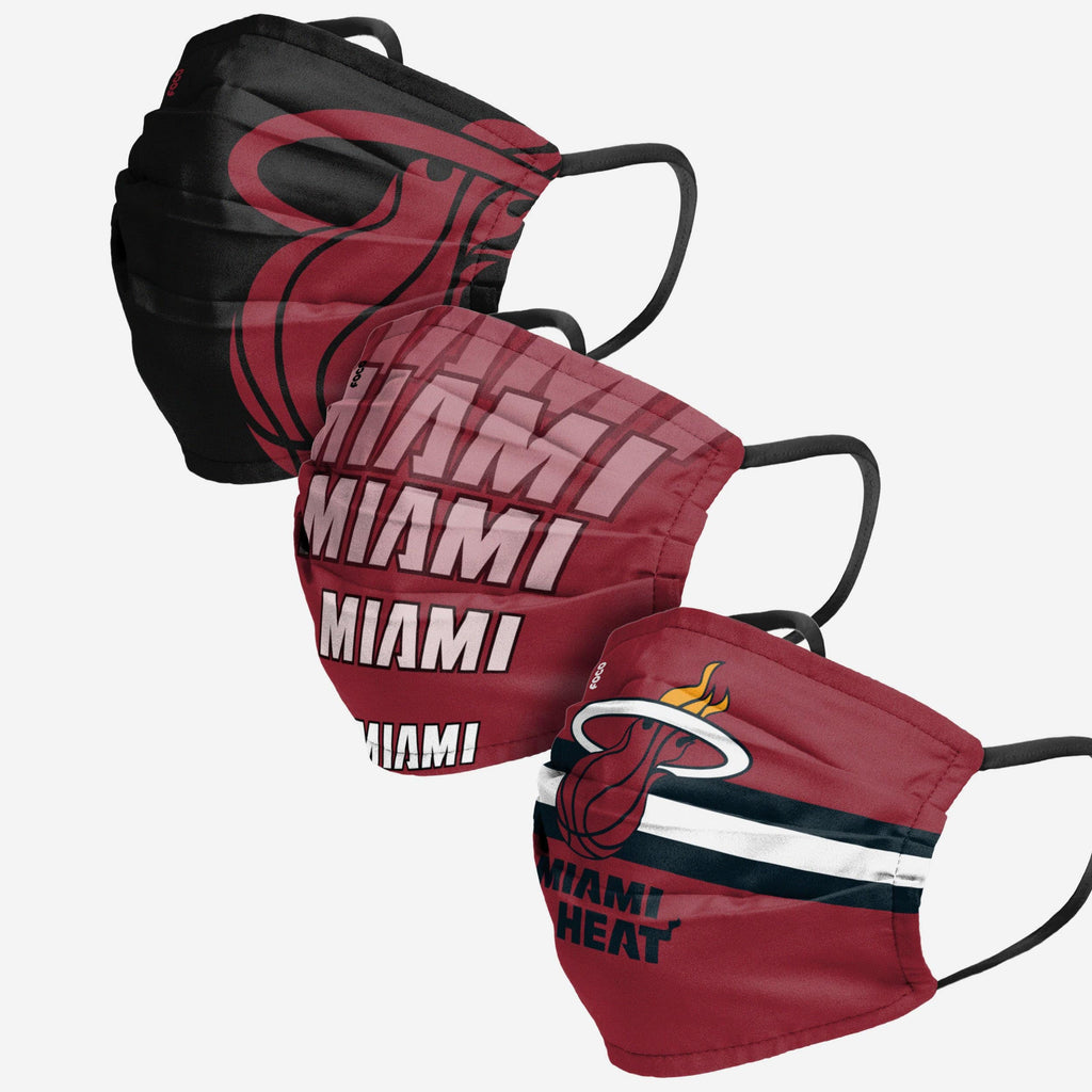 Miami Heat Matchday 3 Pack Face Cover FOCO - FOCO.com