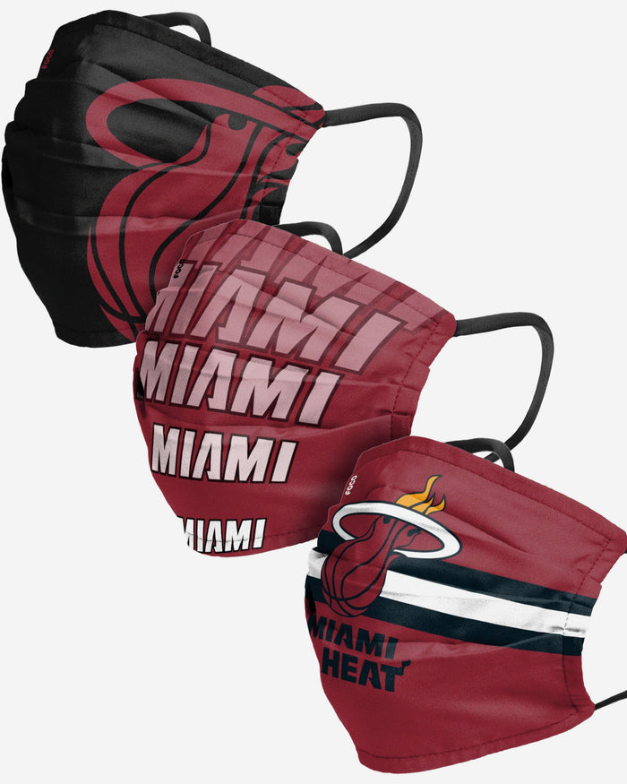 Miami Heat Matchday 3 Pack Face Cover FOCO - FOCO.com