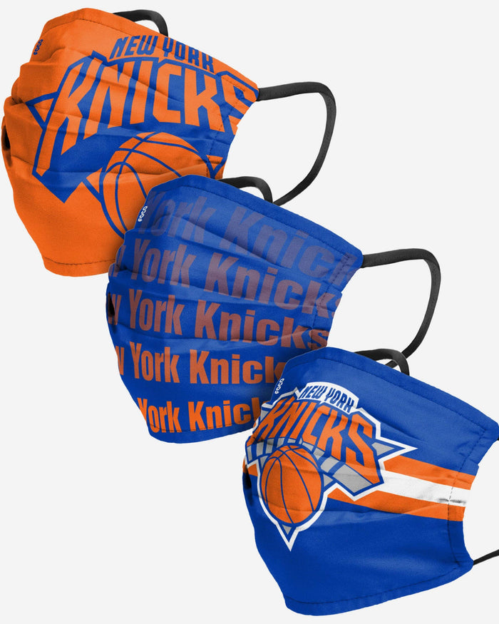 New York Knicks Matchday 3 Pack Face Cover FOCO - FOCO.com