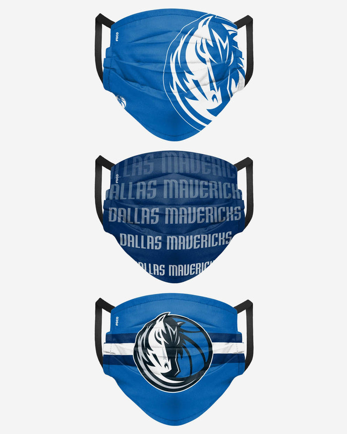 Dallas Mavericks Matchday 3 Pack Face Cover FOCO - FOCO.com