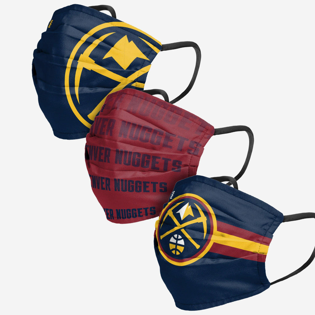 Denver Nuggets Matchday 3 Pack Face Cover FOCO - FOCO.com