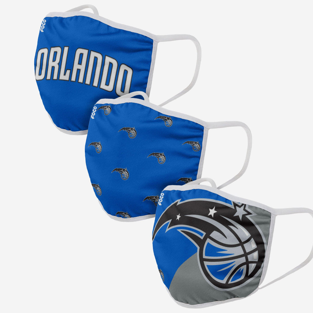 Orlando Magic 3 Pack Face Cover FOCO Adult - FOCO.com