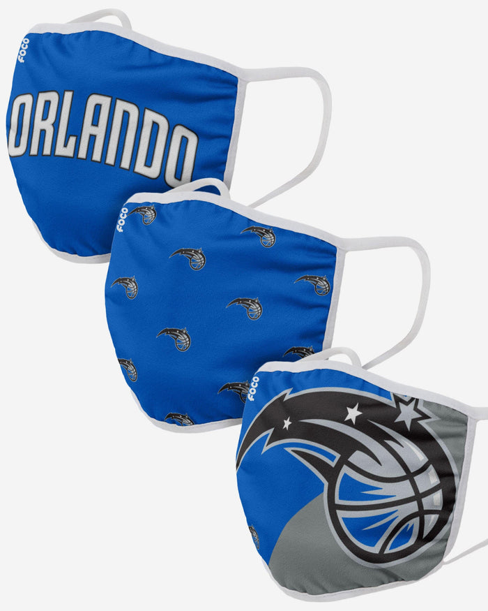 Orlando Magic 3 Pack Face Cover FOCO Adult - FOCO.com