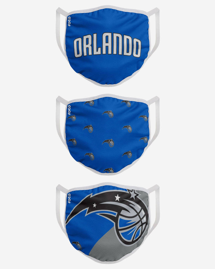 Orlando Magic 3 Pack Face Cover FOCO - FOCO.com