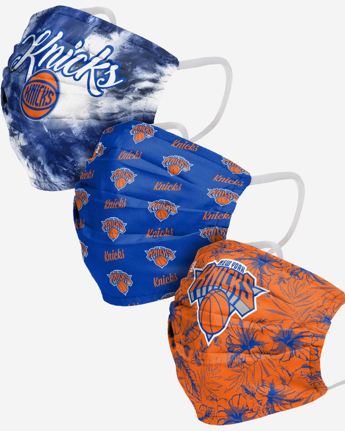 New York Knicks Womens Matchday 3 Pack Face Cover FOCO - FOCO.com