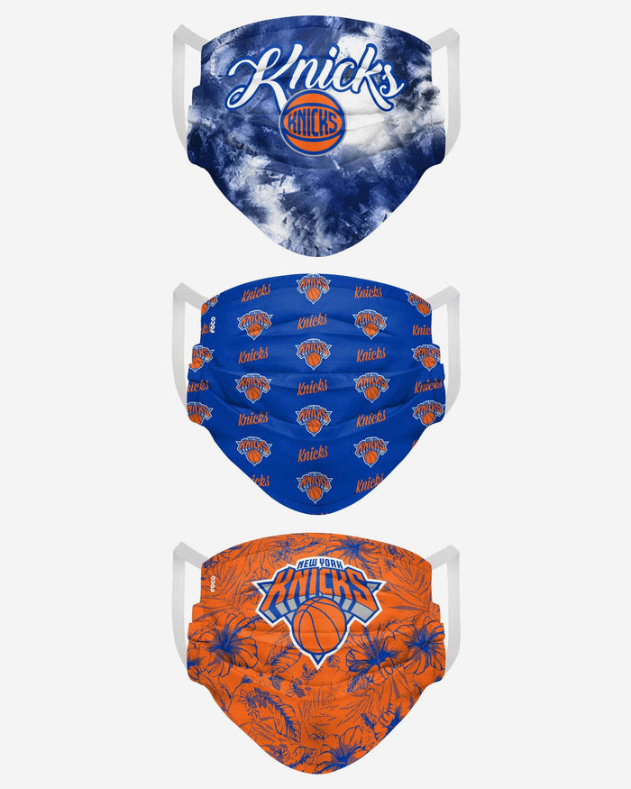 New York Knicks Womens Matchday 3 Pack Face Cover FOCO - FOCO.com