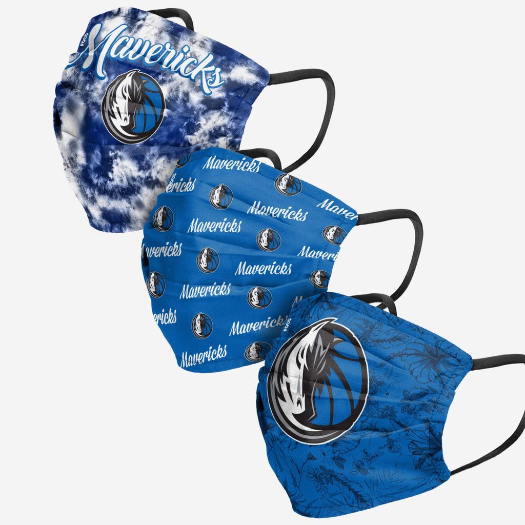 Dallas Mavericks Womens Matchday 3 Pack Face Cover FOCO - FOCO.com
