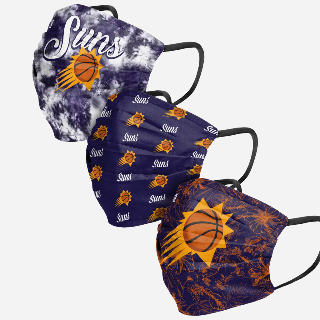 Phoenix Suns Womens Matchday 3 Pack Face Cover FOCO - FOCO.com