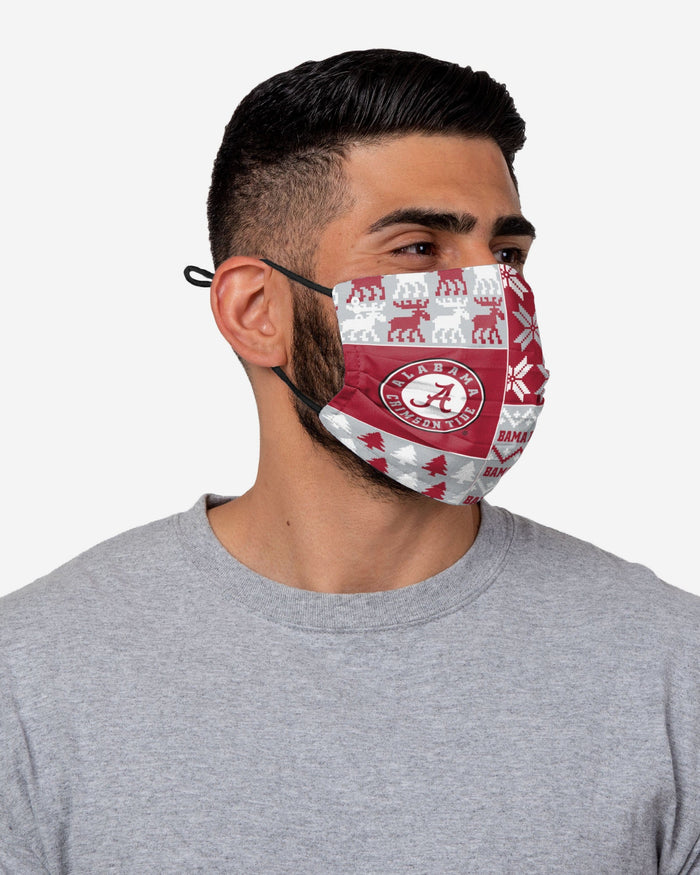 Alabama Crimson Tide Busy Block Adjustable Face Cover FOCO - FOCO.com