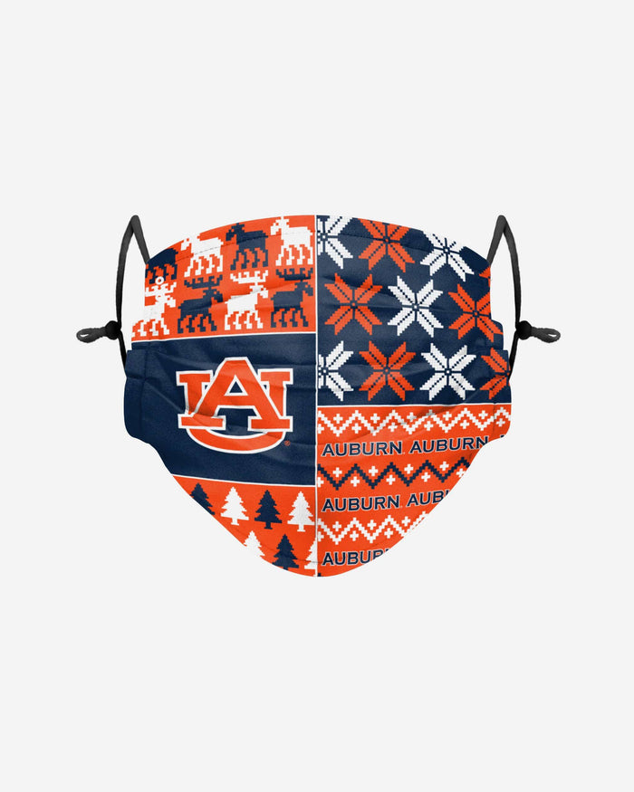 Auburn Tigers Busy Block Adjustable Face Cover FOCO - FOCO.com