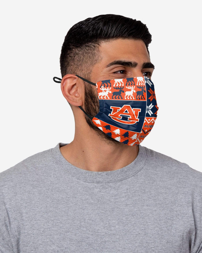 Auburn Tigers Busy Block Adjustable Face Cover FOCO - FOCO.com