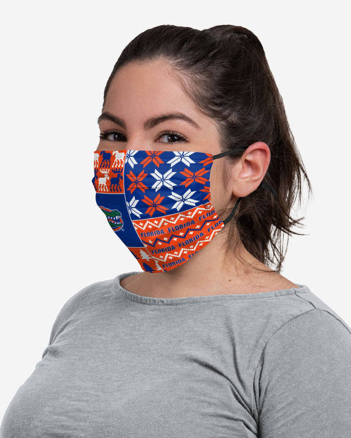 Florida Gators Busy Block Adjustable Face Cover FOCO - FOCO.com