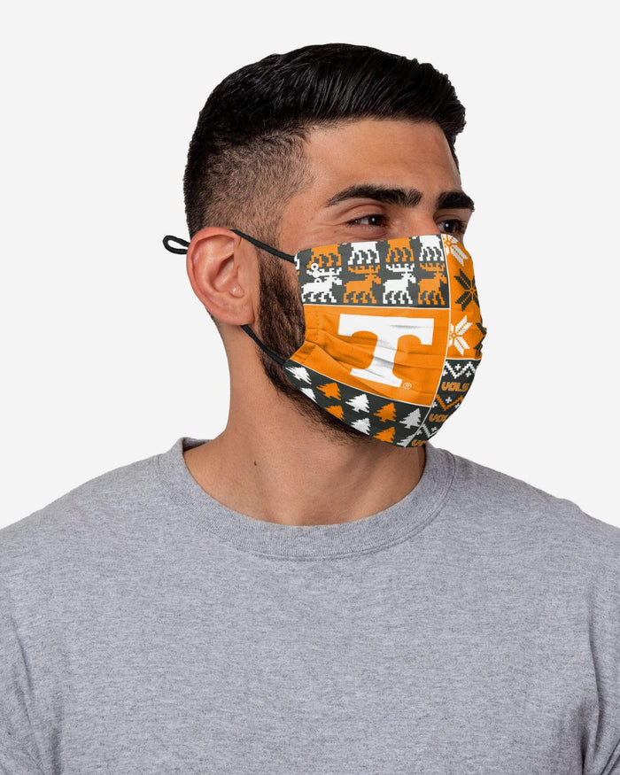 Tennessee Volunteers Busy Block Adjustable Face Cover FOCO - FOCO.com