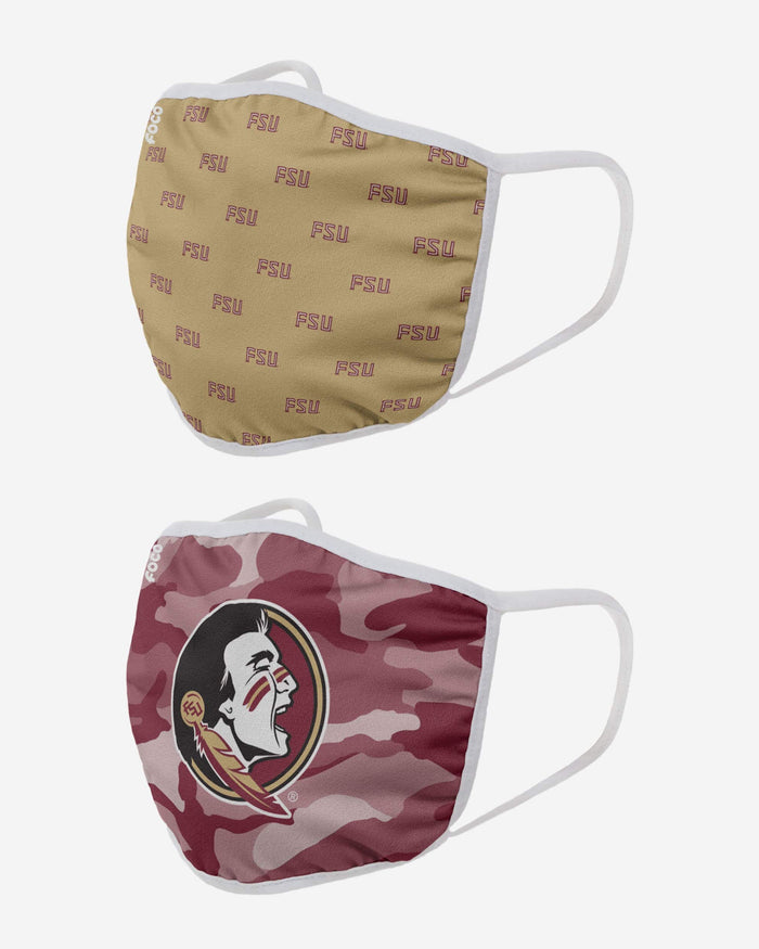 Florida State Seminoles Clutch 2 Pack Face Cover FOCO - FOCO.com