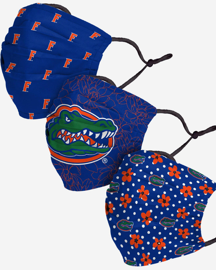 Florida Gators Gameday Gardener 3 Pack Face Cover FOCO - FOCO.com