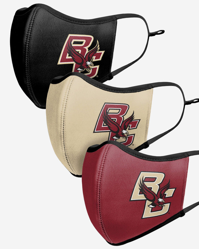 Boston College Eagles Sport 3 Pack Face Cover FOCO - FOCO.com