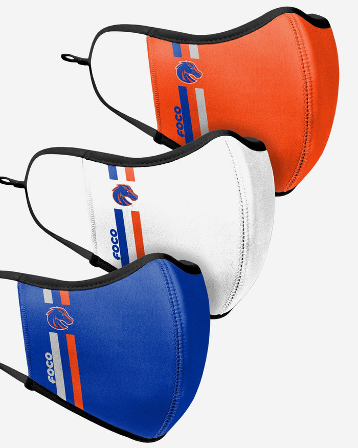 Boise State Broncos Sport 3 Pack Face Cover FOCO - FOCO.com