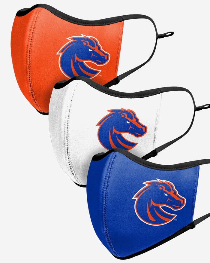 Boise State Broncos Sport 3 Pack Face Cover FOCO - FOCO.com