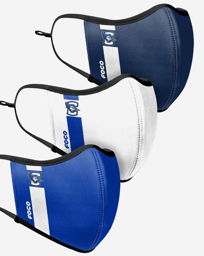 Creighton Bluejays Sport 3 Pack Face Cover FOCO - FOCO.com