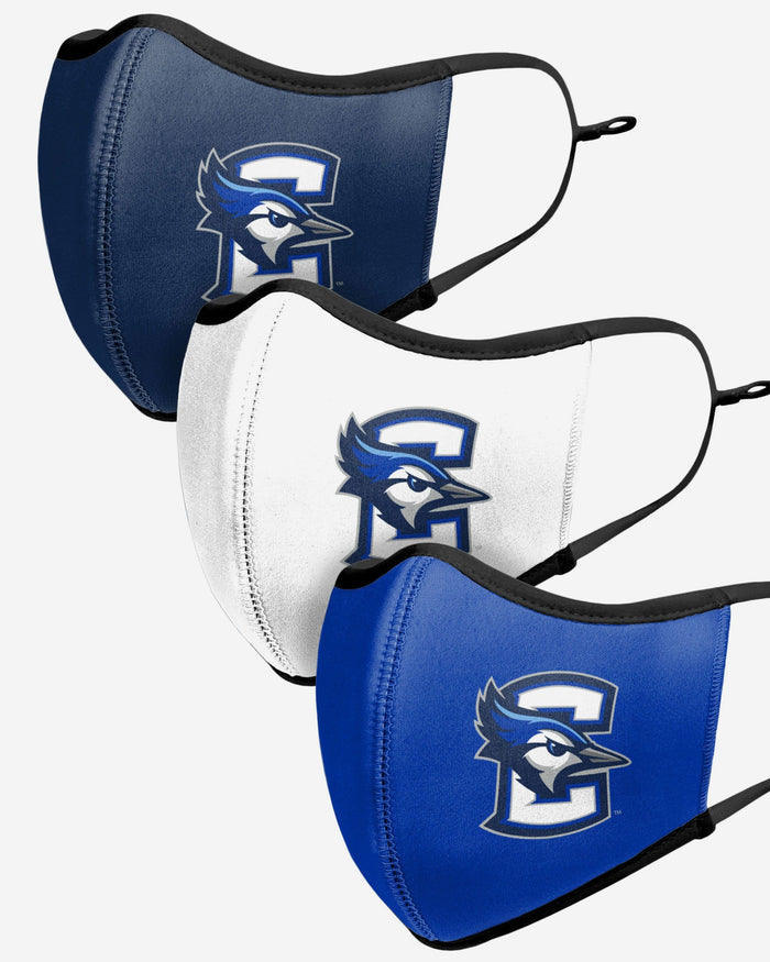 Creighton Bluejays Sport 3 Pack Face Cover FOCO - FOCO.com