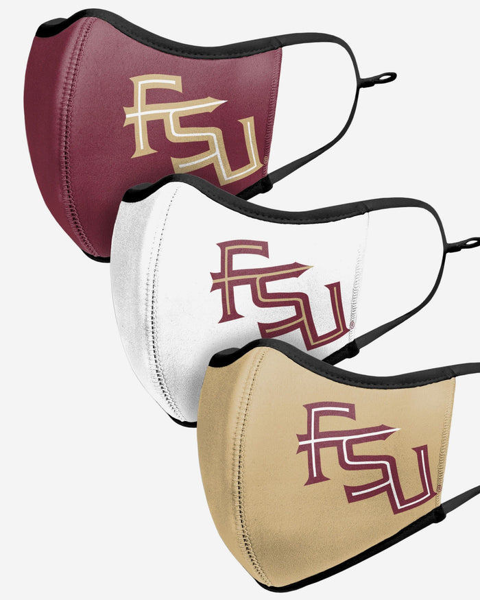 Florida State Seminoles Sport 3 Pack Face Cover FOCO - FOCO.com