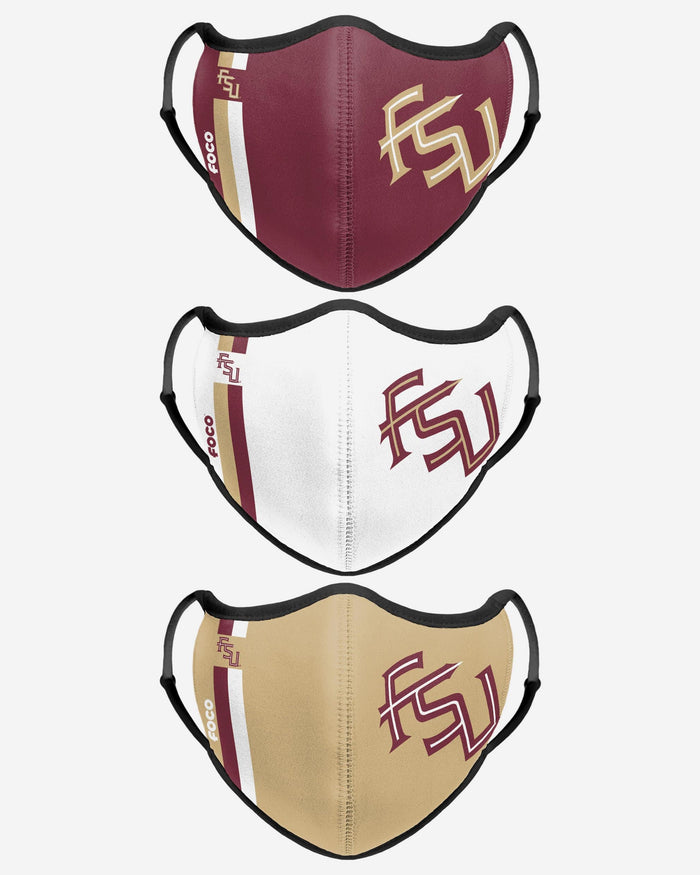 Florida State Seminoles Sport 3 Pack Face Cover FOCO - FOCO.com