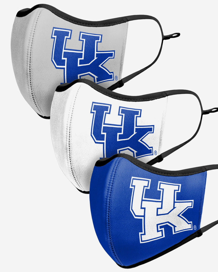 Kentucky Wildcats Sport 3 Pack Face Cover FOCO - FOCO.com