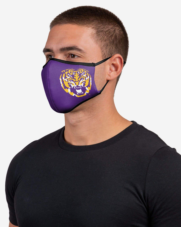 LSU Tigers Sport 3 Pack Face Cover FOCO - FOCO.com