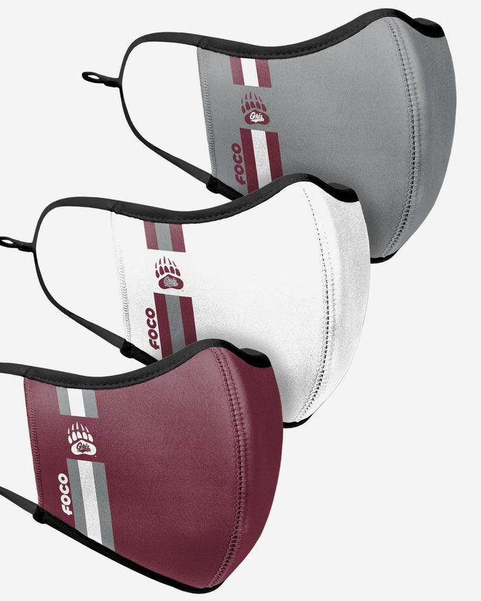 Montana Grizzlies Sport 3 Pack Face Cover FOCO - FOCO.com